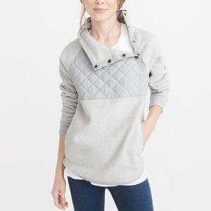 Asymmetrical Snap Popover Fleece